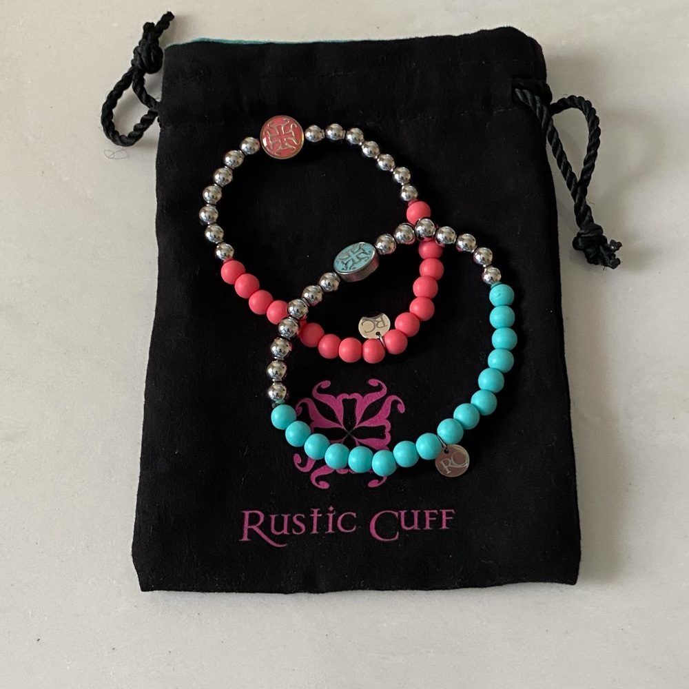 Rustic Cuff Mini Melanie Bracelets Set